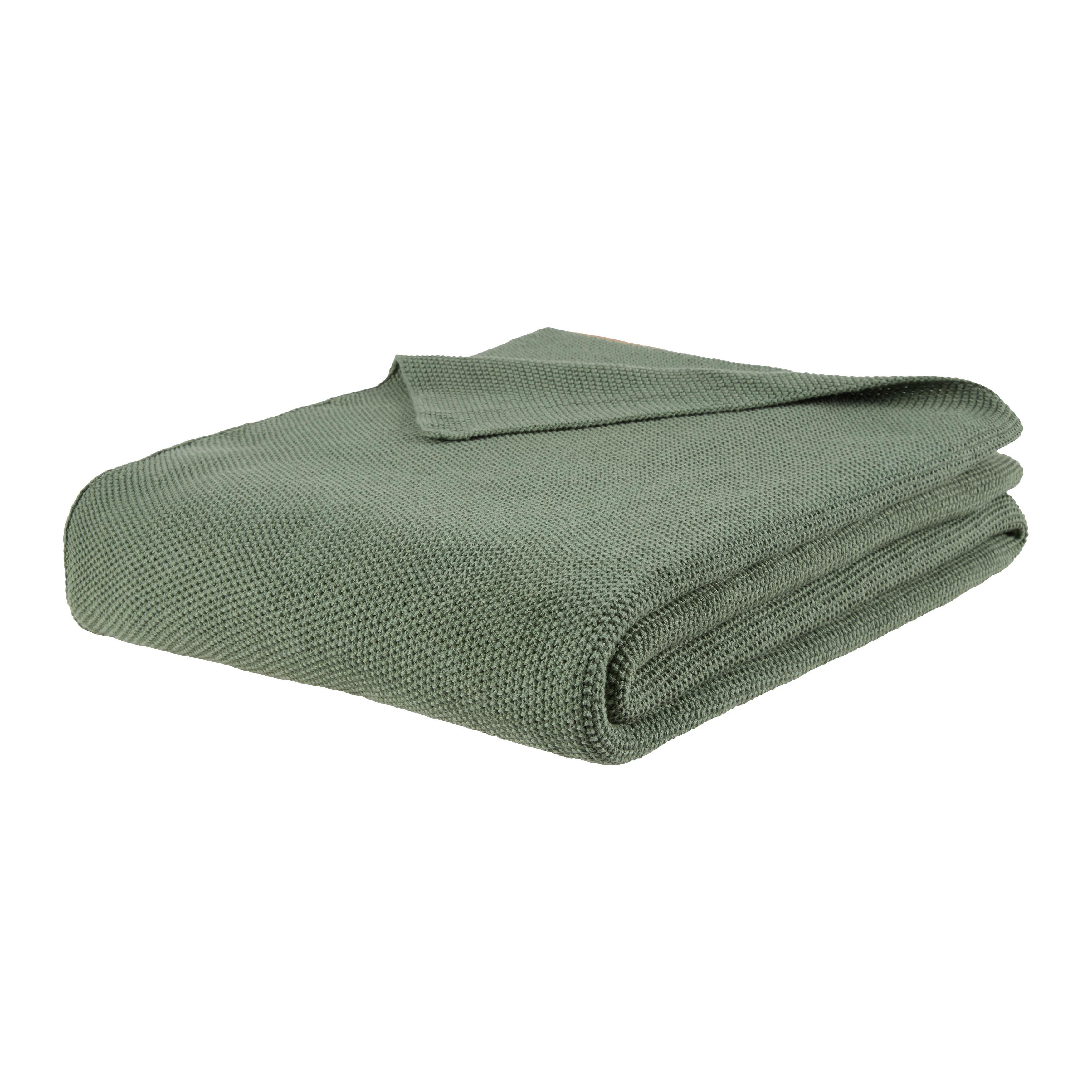 Kuscheldecke Lara Salbeigrün ca. 130x170cm - Salbeigrün, KONVENTIONELL, Textil (130/170cm) - Mömax