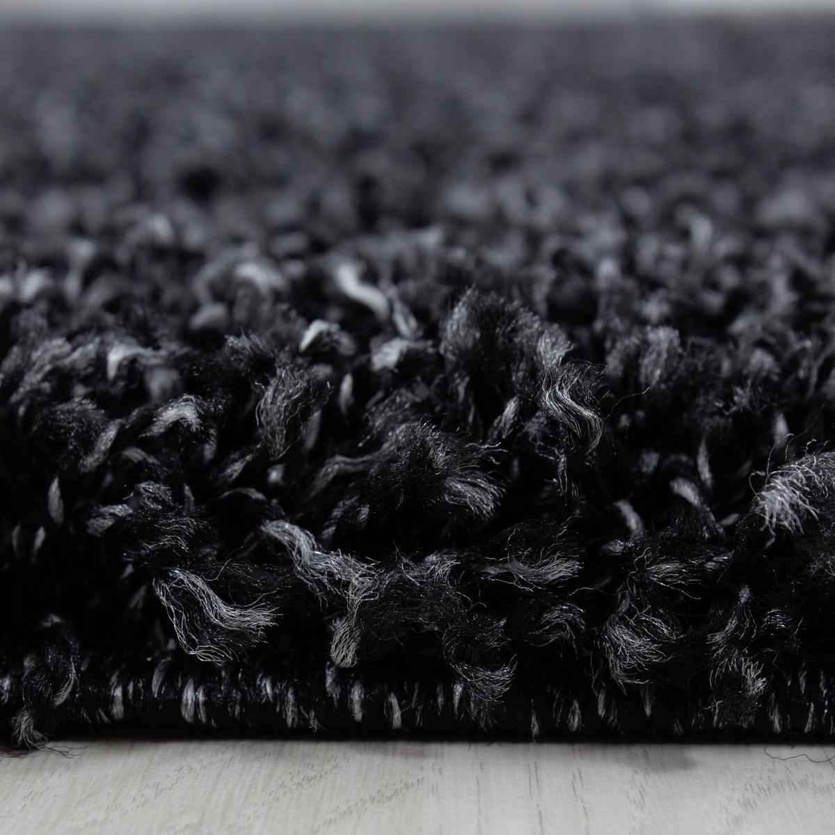 Hochflorteppich Life Anthrazit ca. 140x200cm - Anthrazit, KONVENTIONELL, Textil (140/200cm) - Novel