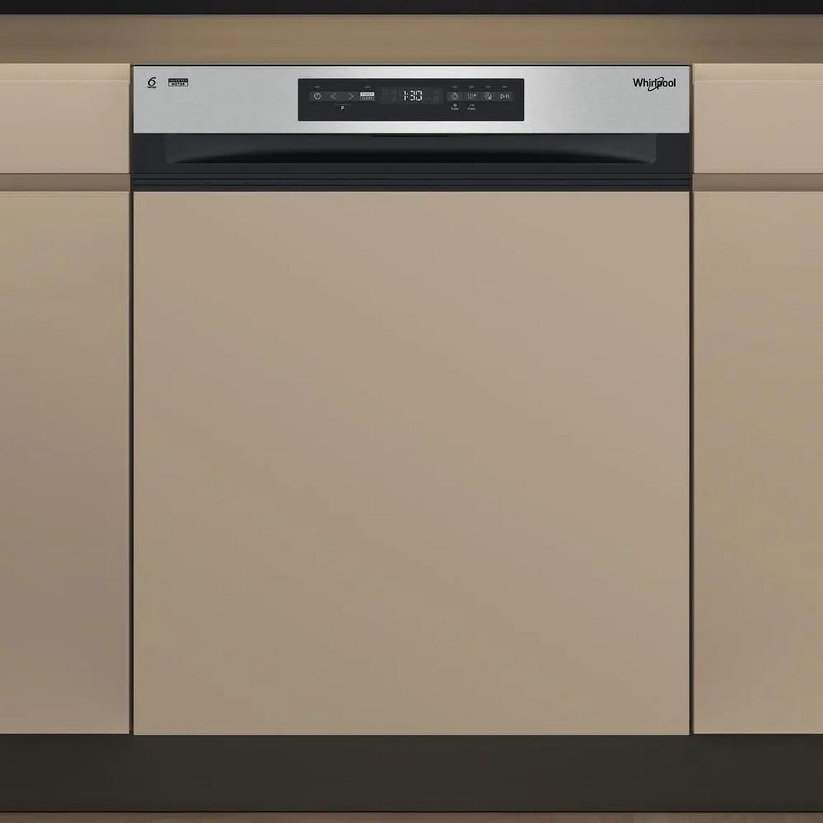 Mosogatógép Wh7pc15b4m60 - krómszínű, műanyag/fém (60/82/55,5cm) - Whirlpool