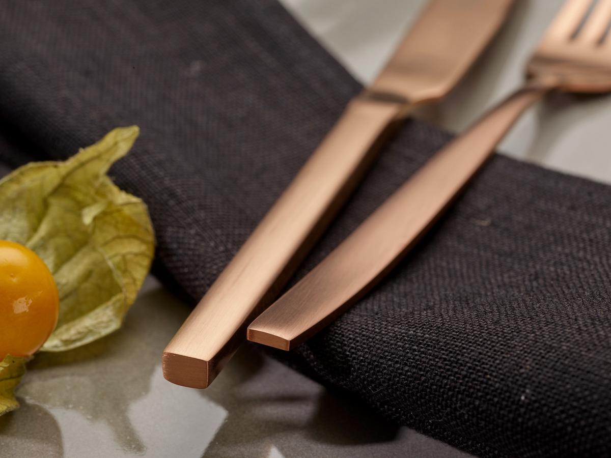 Jedilni Pribor Tavira, 30-Delni - barve brona, Basics, kovina - Echtwerk