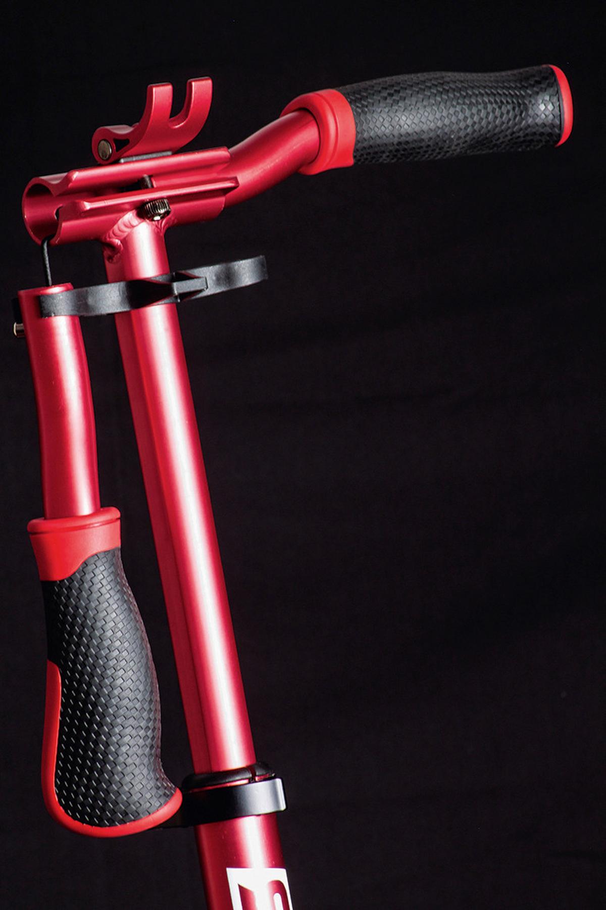 Scooter Six Degrees in Rot/Schwarz - Rot/Schwarz, Basics, Metall (93,5/34,5/105,5cm)