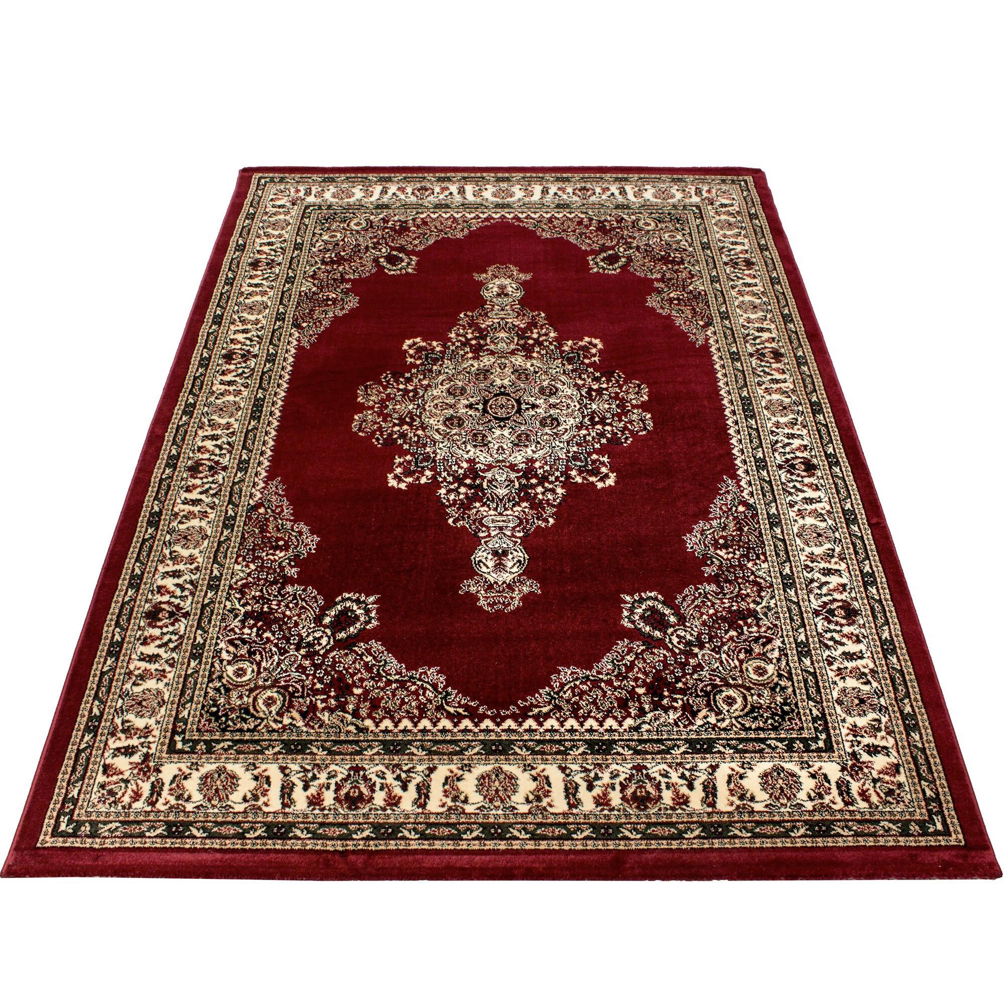 Tkana Preproga Marrakesh, Rdeča, 240x340cm - rdeča/večbarvno, Konvencionalno, tekstil (240/340cm) - Novel