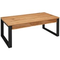 STOLIK KAWOWY PRADZIAD - kolor naturalny/czarny, Design, metal/drewno (115/60/42cm) - MID.YOU