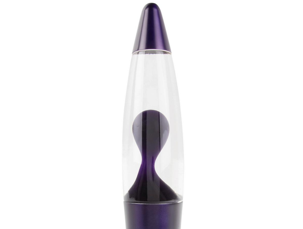 LAMPKA LAWA FUNKY ROCKET LAVA - liliowy, Basics, szkło (8.6/8.6/35.5cm) - Leitmotiv