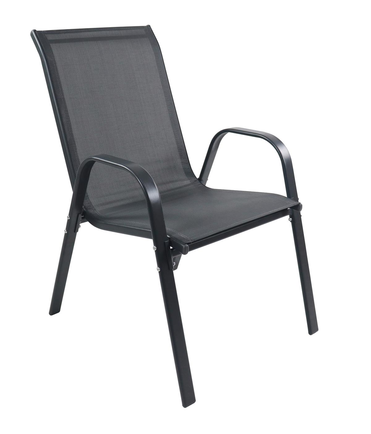 GARTENSTUHL-SET SONLAS 920585 2ER-SET - Anthrazit, Modern, Kunststoff/Metall (56/89/73cm) - MID.YOU