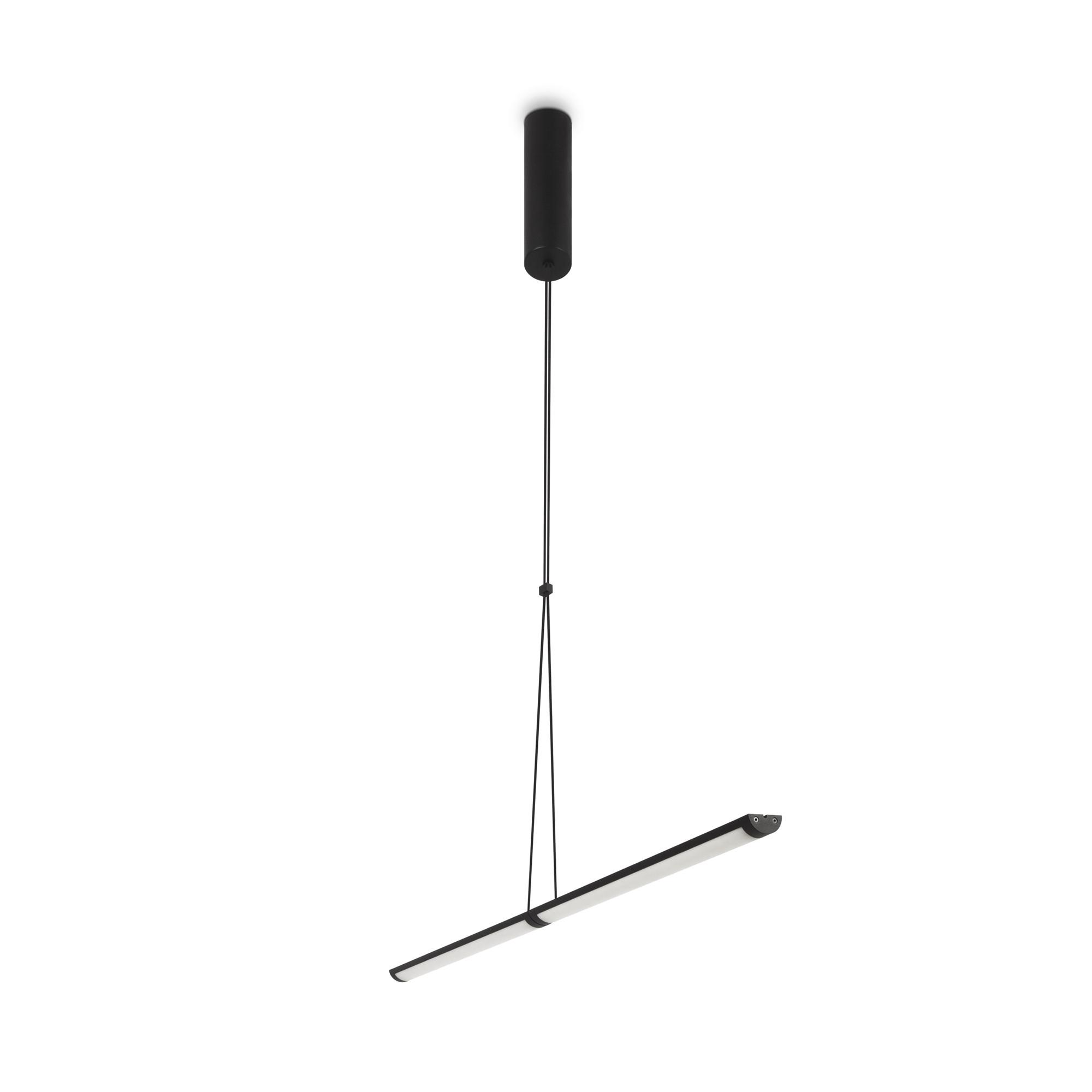 Pendelleuchte Supersymmetry Schwarz max. 17 Watt - Schwarz, Trend, Kunststoff/Metall (88,6/4/2cm) - MAYTONI