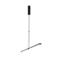 Pendelleuchte Supersymmetry Schwarz max. 17 Watt - Schwarz, Trend, Kunststoff/Metall (88,6/4/2cm) - MAYTONI