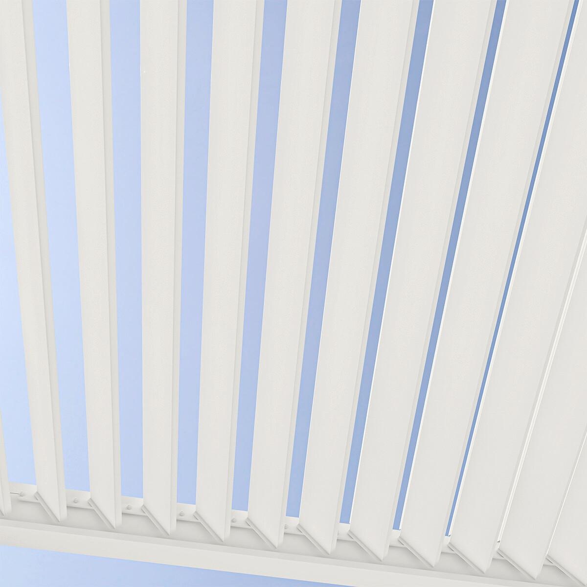 Pergola Superior, Bela, 3,6x7,2m - bela/visoki sijaj, Basics, kovina (360/255/720cm) - Gardenson