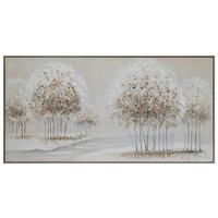 Tablou cu ramă Aube cca. 122x62 cm - bej/culoare natur, Modern, plastic/lemn (122/62/4,5cm) - Mömax
