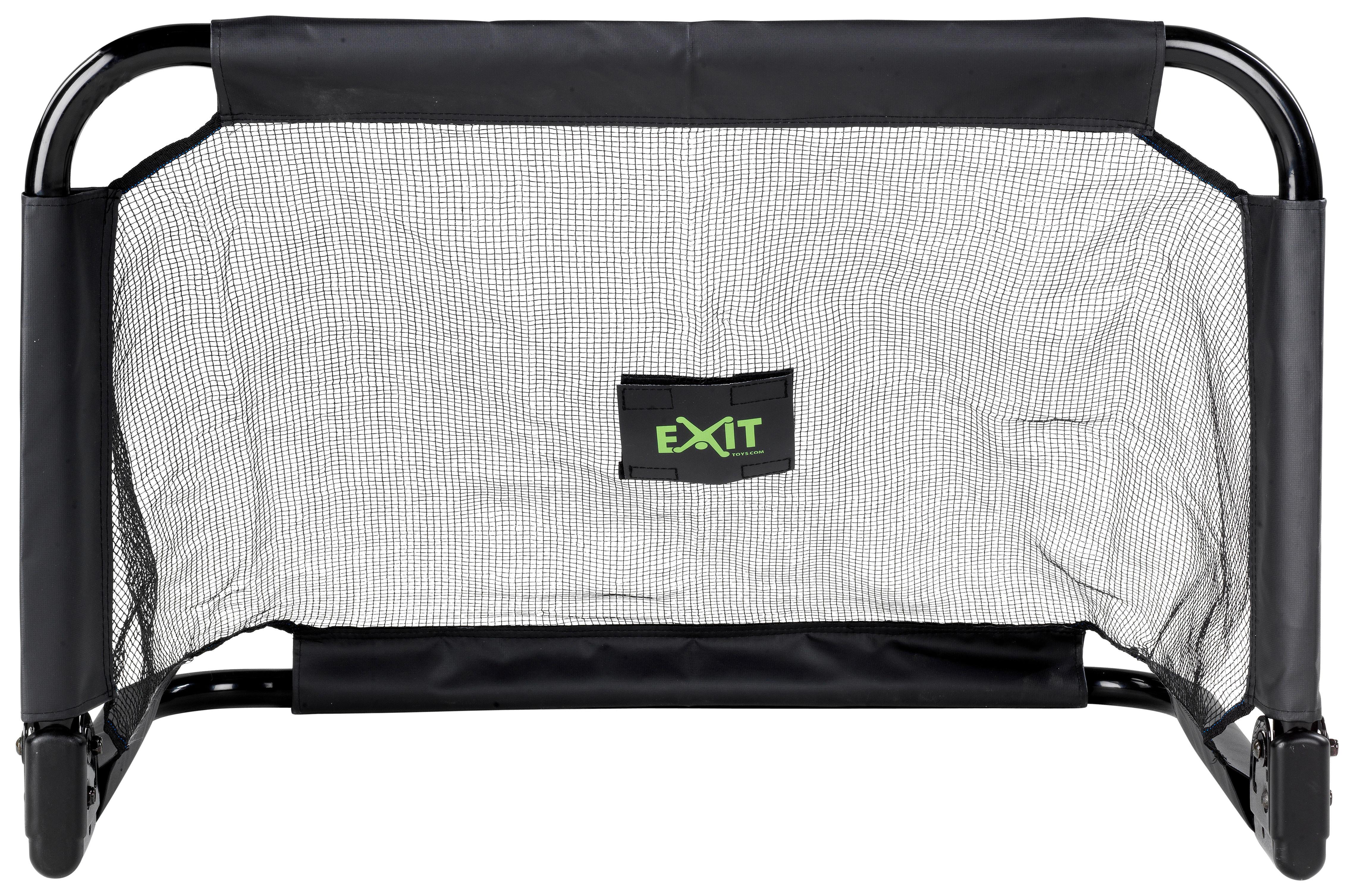 Nogometni Gol Exit Pico, 2 Kos - črna, Konvencionalno, kovina/umetna masa (90/60/60cm) - EXIT Toys