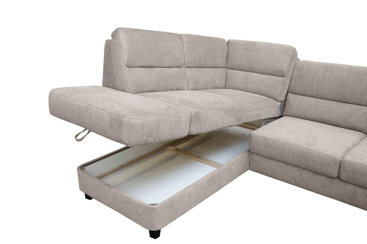 Coltar FELLINI - taupe, Modern (251/205cm) - Premium Living