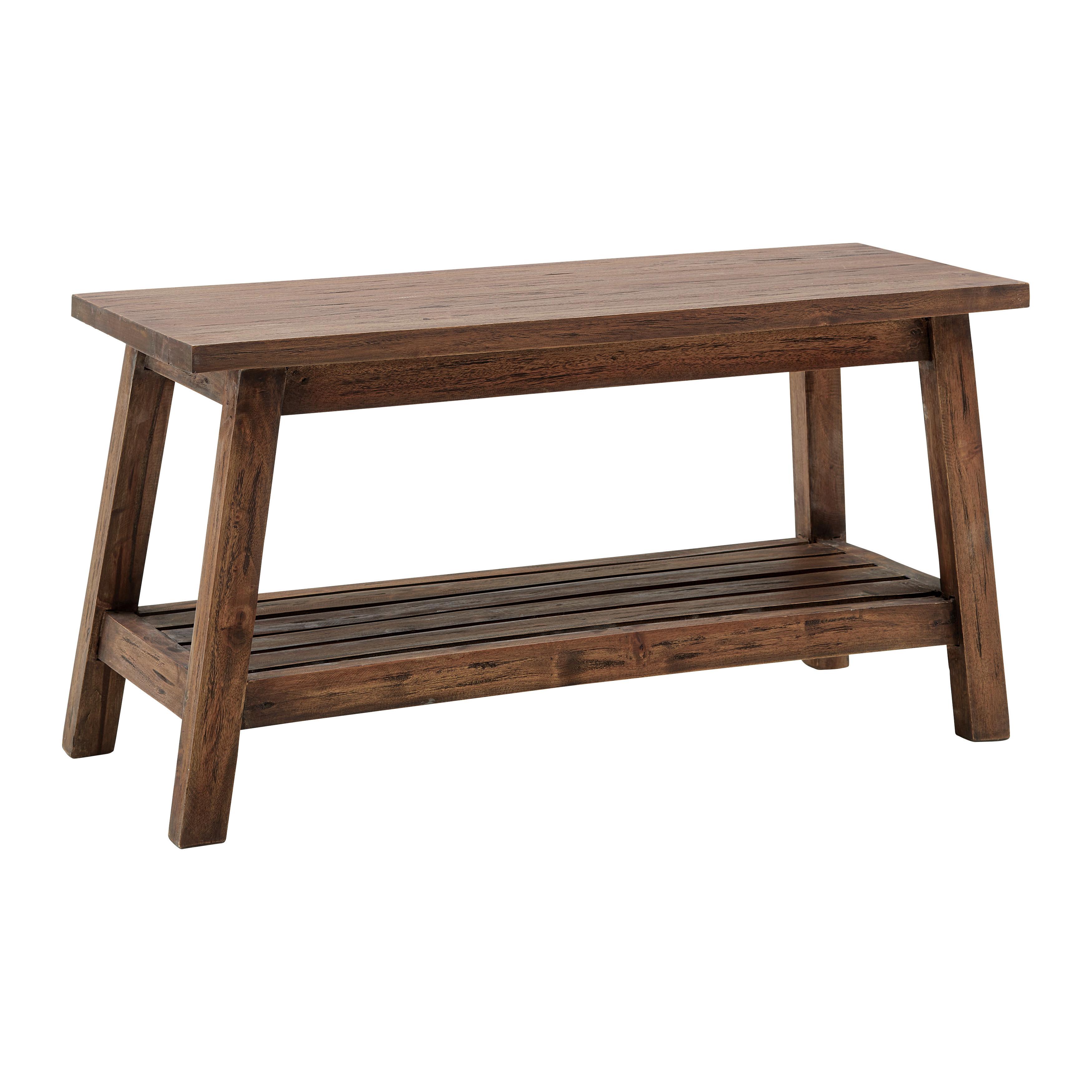 Mehrzweckbank Fidus Mahagoni Naturfarben - Naturfarben, LIFESTYLE, Holz (90/48/35cm) - Premium Living