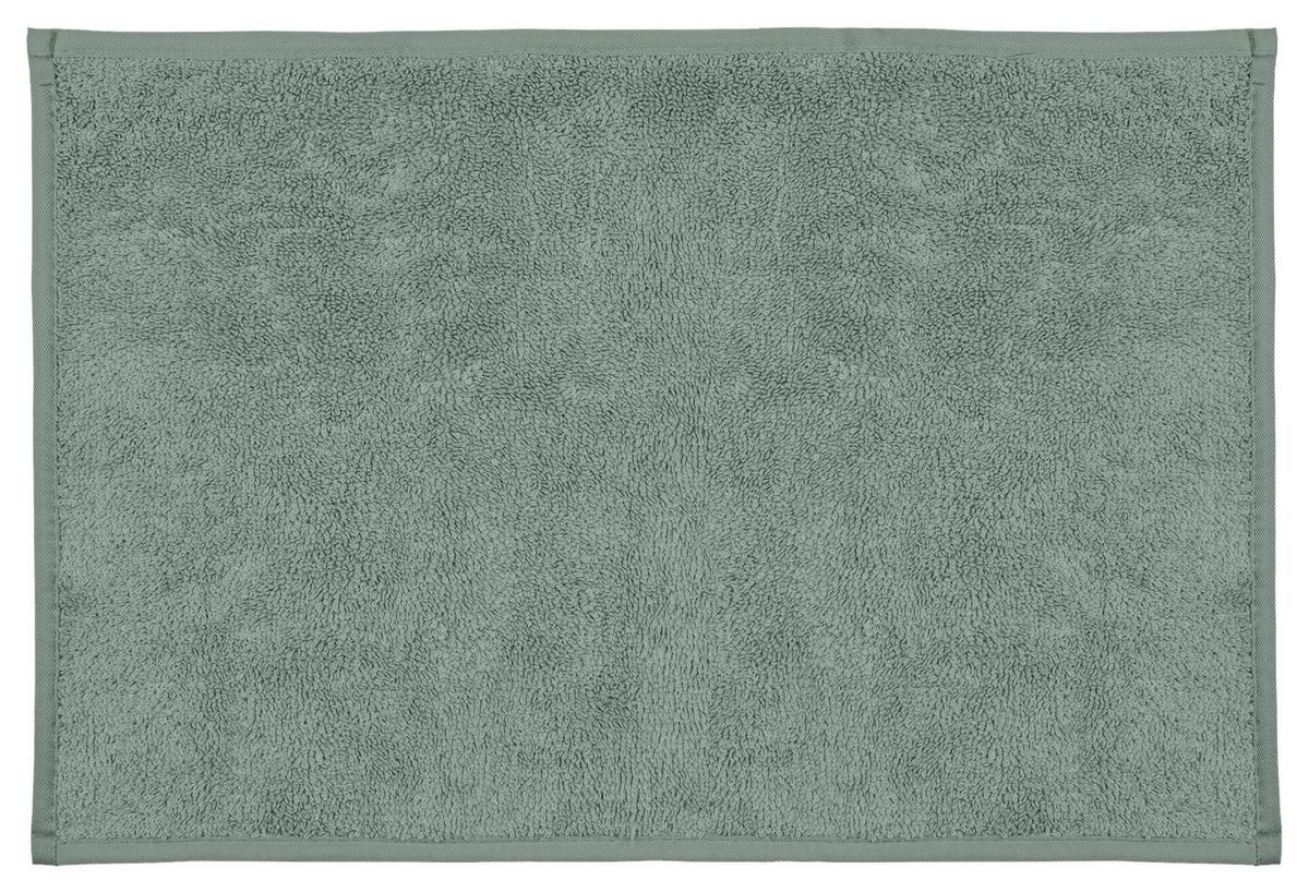 Badematte Phil in Jadegrün ca. 40x60cm - Jadegrün, KONVENTIONELL, Textil (40/60cm) - Based
