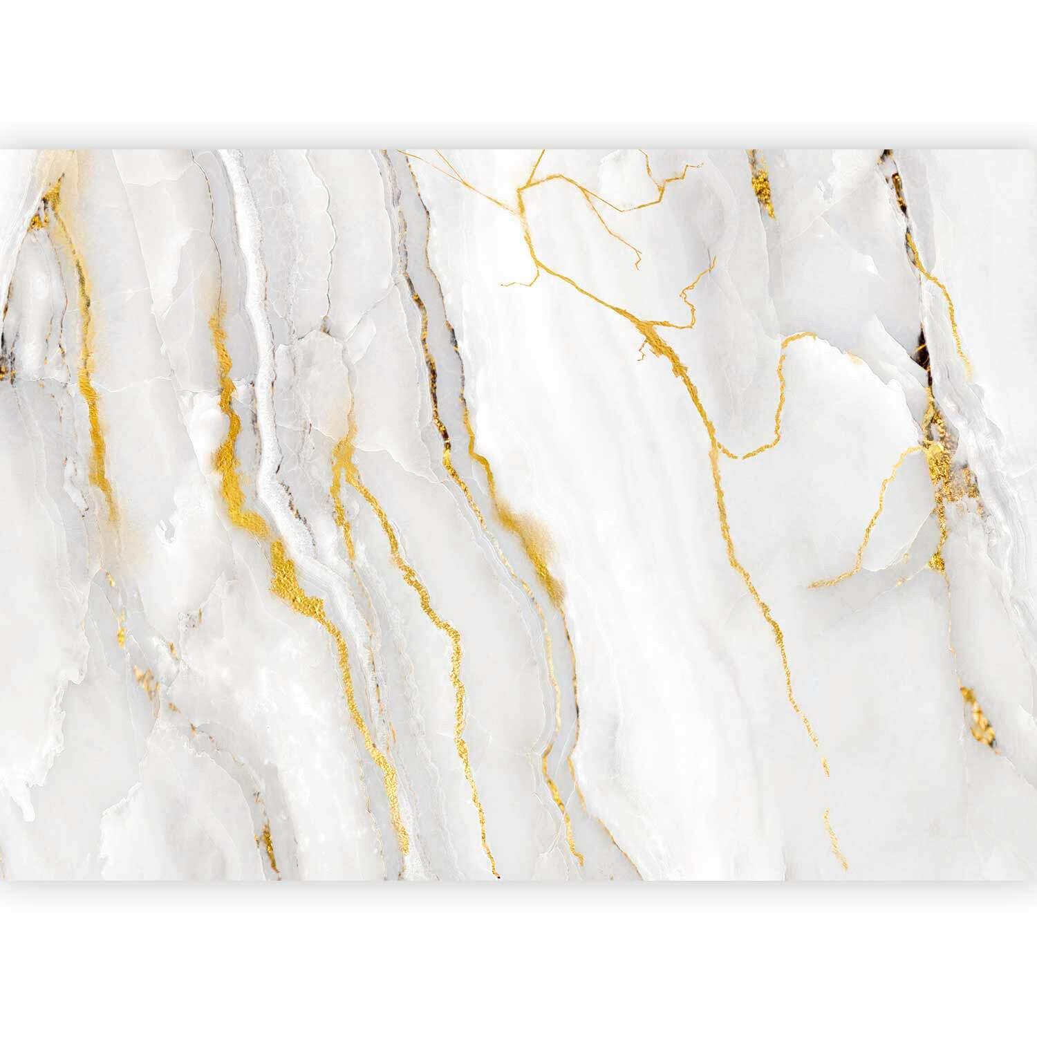 Fototapeta Noble Stone, 150x105cm - barve medu/sivobela, Trendi, tekstil (150/105cm) - artgeist