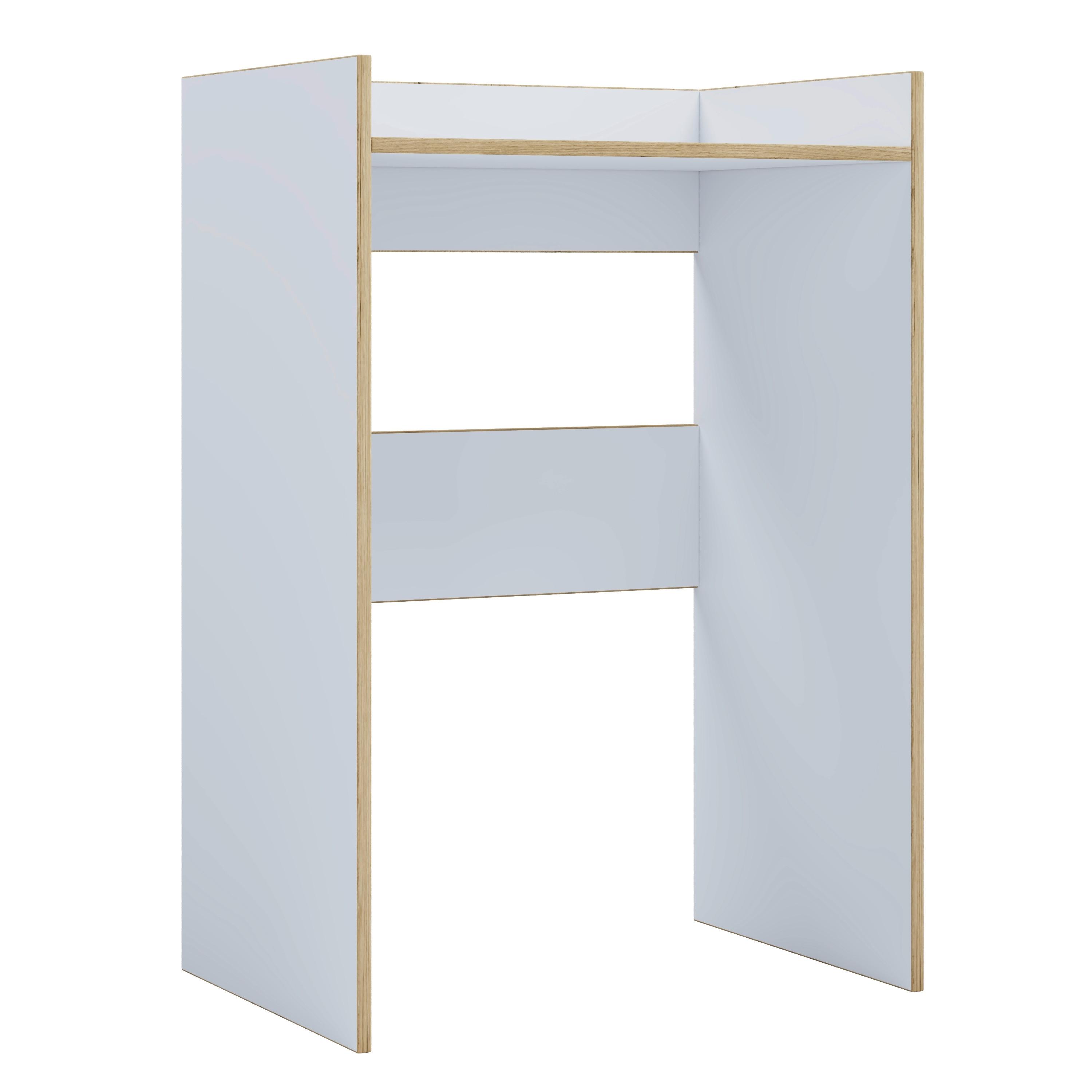 Waschmaschinenschrank Rislo - Honigeiche/Weiss, Trend, Holzwerkstoff (67/100/48cm) - MID.YOU