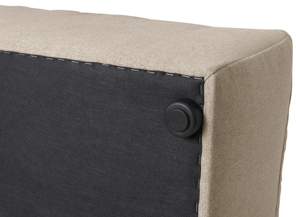 SOFAELEMENT LENA - Creme, Design, Kunststoff/Textil (100/73/100cm) - Max Winzer