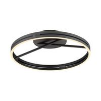 LAMPA SUFITOWA LED 6552-15 PURE LOOP - antracytowy, Design, tworzywo sztuczne/metal (60/60/17.8cm) - Neuhaus PURE