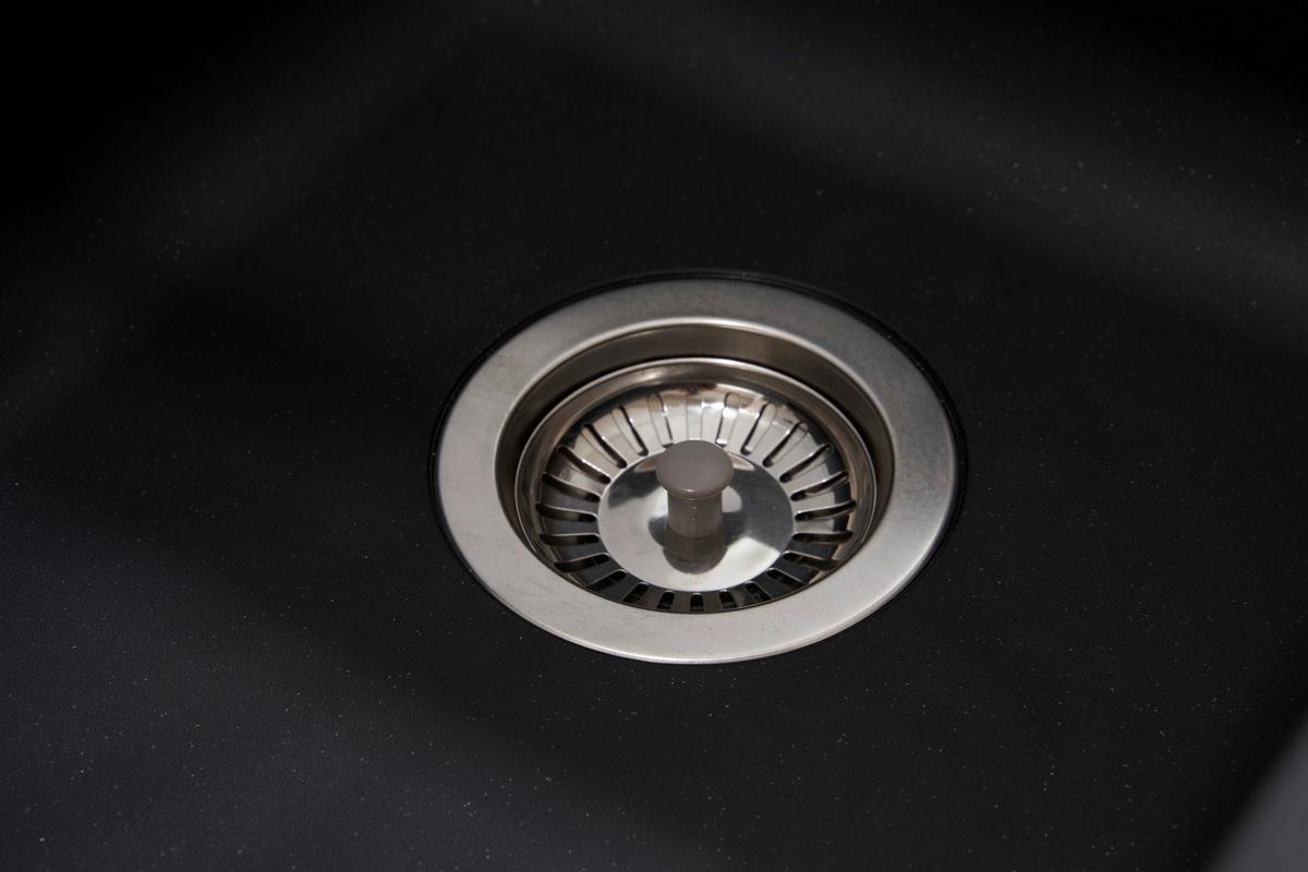 Einbauspüle Denver ca. 86x20x50 cm Schwarz - Schwarz, Trend, Glas/Kunststoff (86/20/50cm) - Respekta