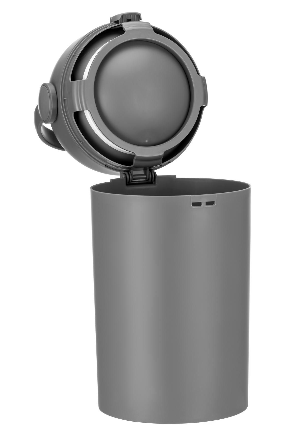 KOSZ NA PIELUCHY SCONCS - ciemnoszary, Basics, tworzywo sztuczne (26/55cm) - My Baby Lou