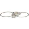 LED-TAKLAMPA KLAUSE - silver/nickelfärgad, Modern, metall/plast (95/52/7,7cm) - Mömax