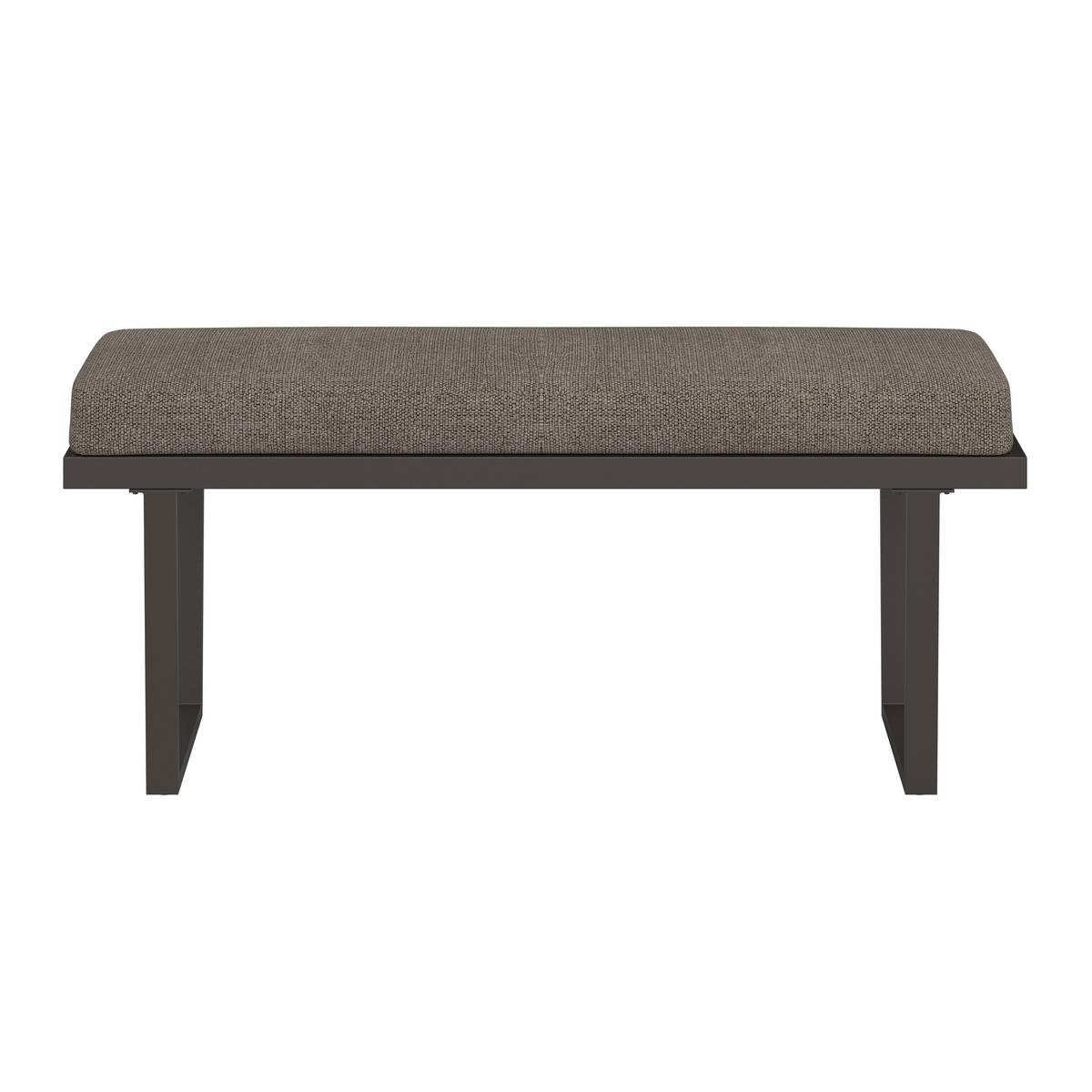 Lounge Garnitura Bologna, Antracit, Rjava, 4-Delno - naravne barve/rjava, Moderno, kovina/umetna masa (256/198cm) - Beldano