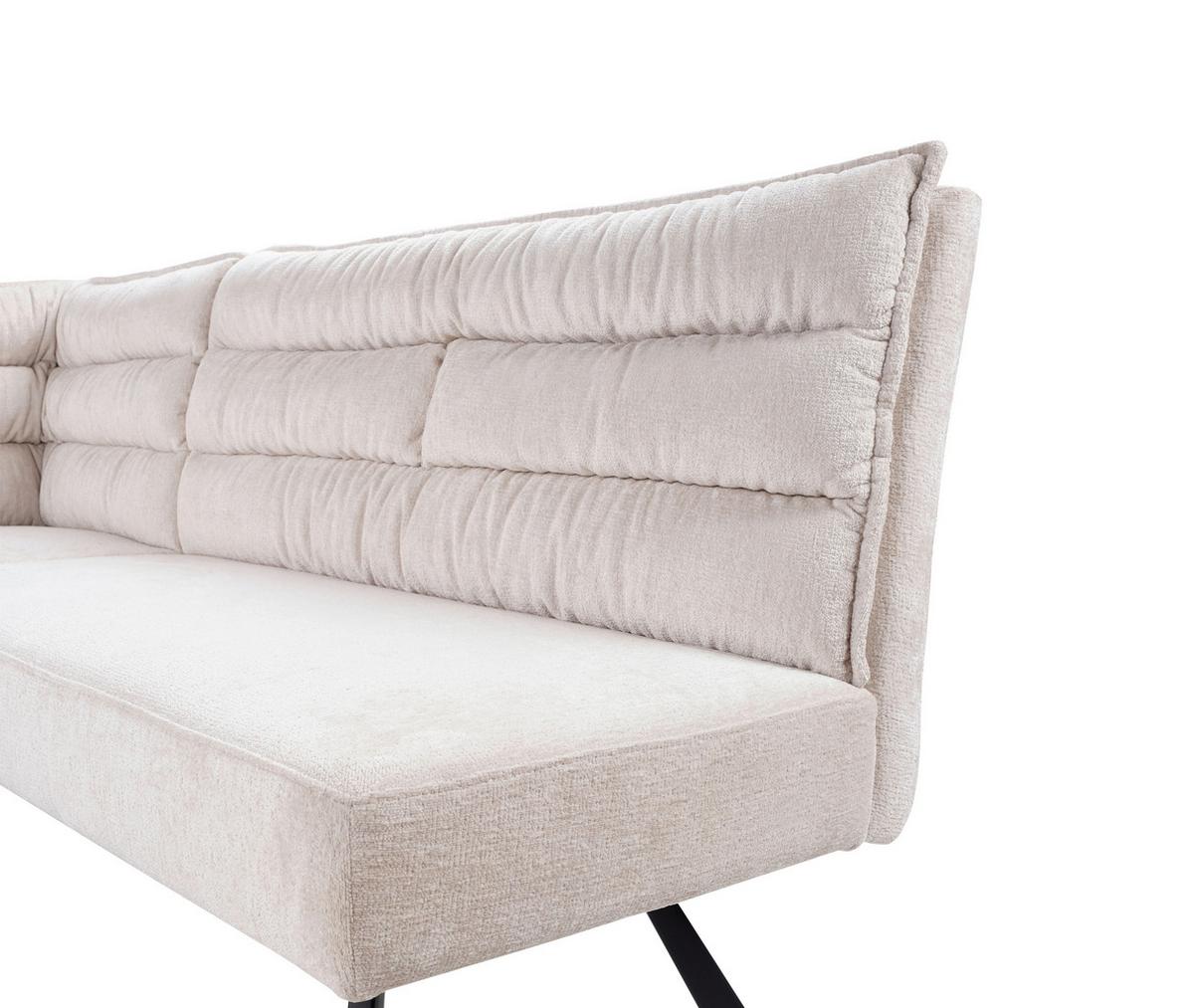 Kotna Klop Yuri, Bež - črna/bež, Trendi, kovina/tekstil (176-214/68/88cm) - Livetastic