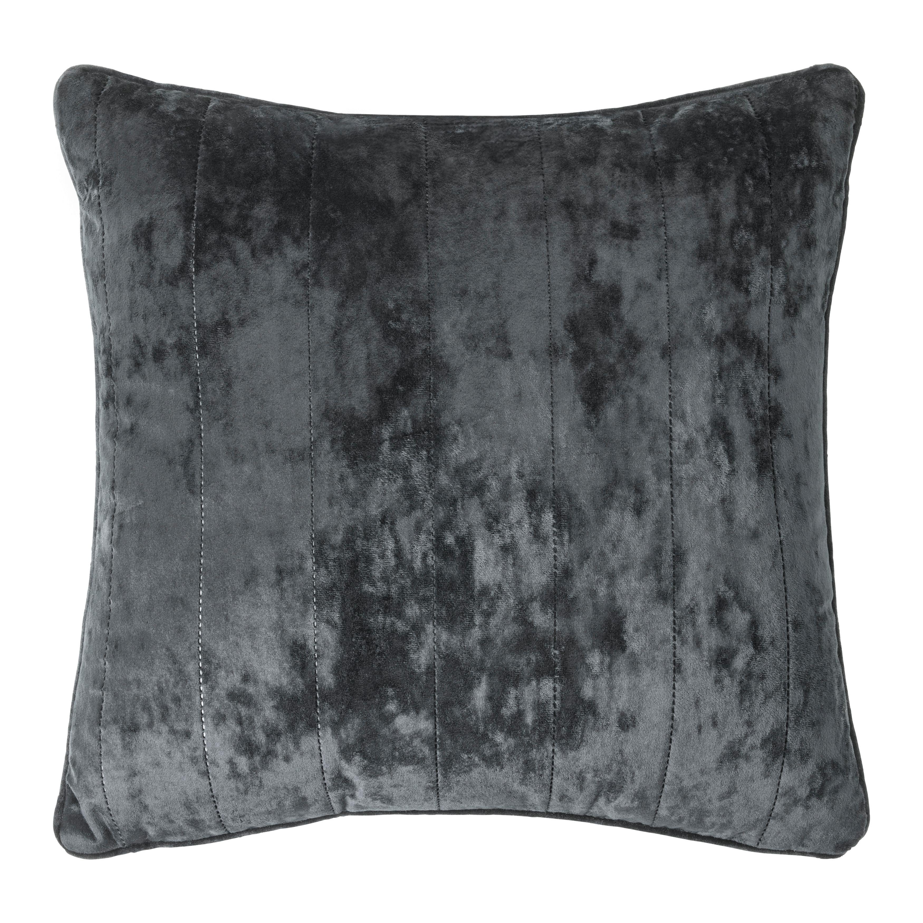 Zierkissen Gloria Schwarz ca. 45x45cm - Schwarz, Textil (45/45cm) - Mömax