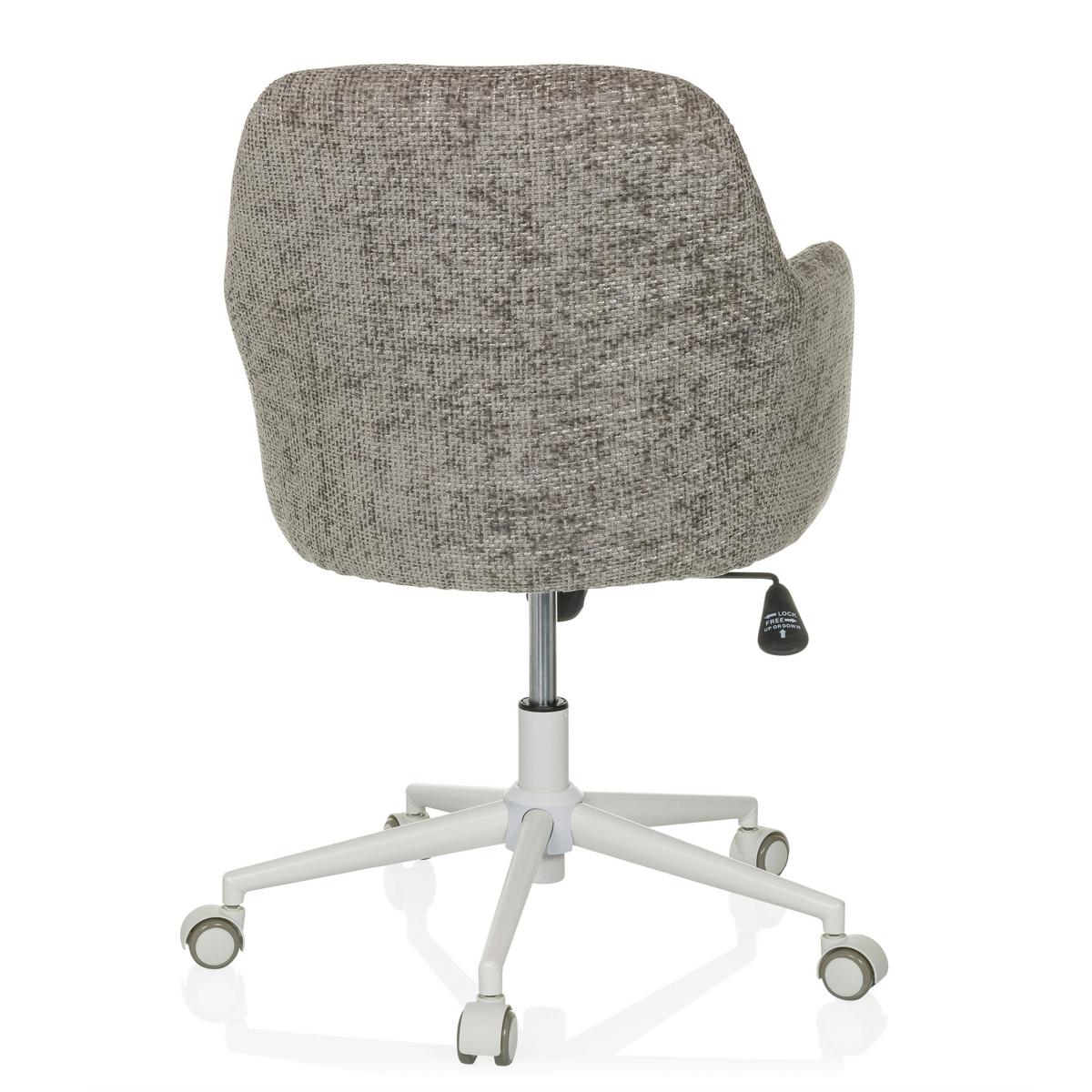 Drehstuhl Solao Home Grau - Weiß/Grau, MODERN, Kunststoff/Textil (58/78/60cm) - MID.YOU