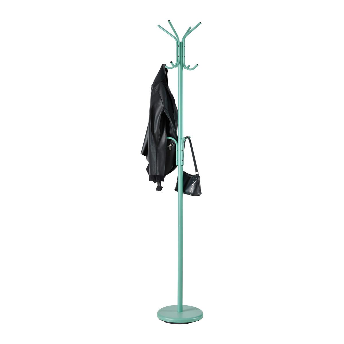 Kleiderständer Lugo Grün - Grün, MODERN, Metall (28/178/28cm) - Mömax