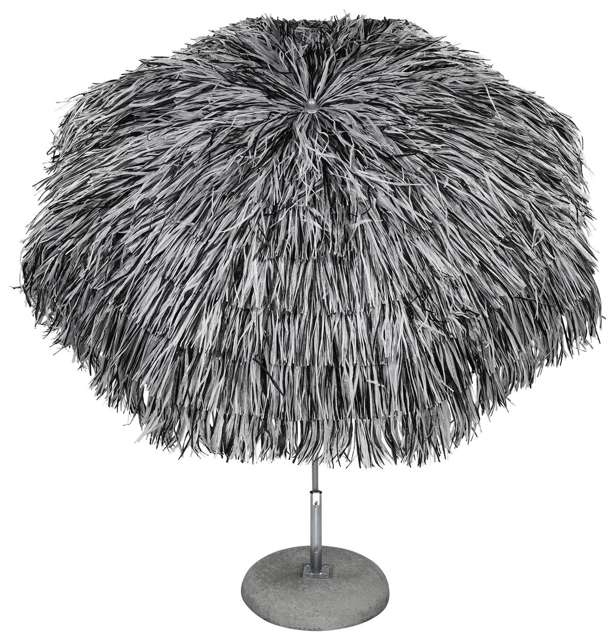 PARASOL PRZECIWSŁONECZNY HAWAII MIX - kolor srebrny/kolor aluminiowy, Design, metal/tkanina (200/200cm) - Jan Kurtz