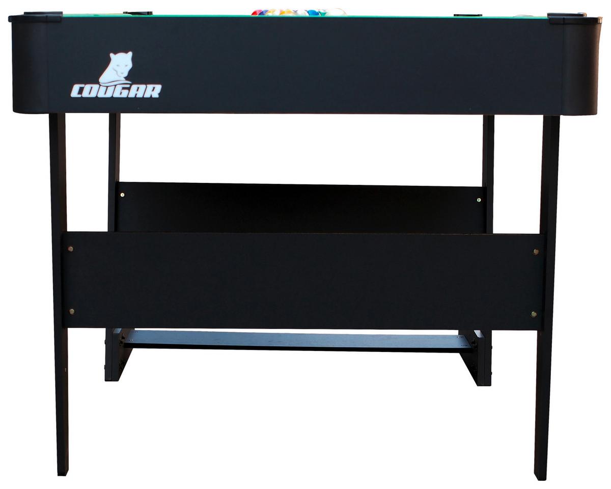 Billardtisch Hustle XL ca. 183x83x91cm - Schwarz/Grün, Design, Holz (183/83/91cm) - Ambia Garden
