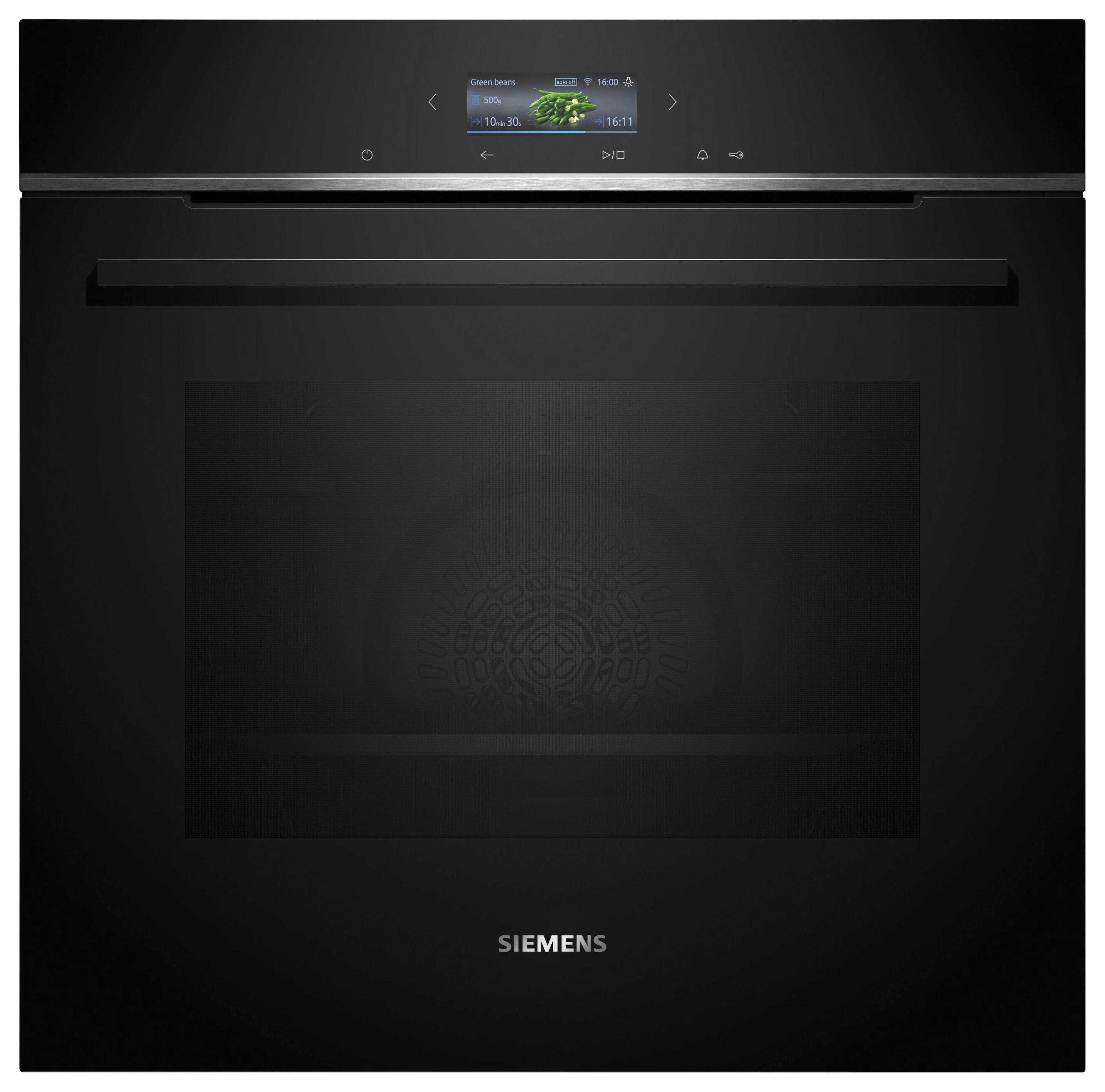 Einbaubackofen HB732G1B1 - Edelstahlfarben/Schwarz, MODERN, Metall (59,4/59,5/54,8cm) - Siemens