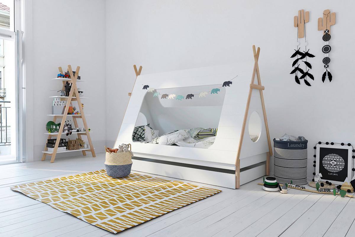 Regal Weiß/Naturfarben - Naturfarben/Weiß, Design, Holz/Holzwerkstoff (90/170/35cm) - Livetastic