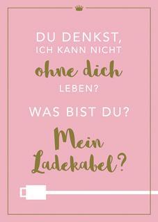 Postkarte Vollzeitprinzessin in Rosa - Goldfarben/Rosa, Papier (10,5/14,8cm) - Vollzeitprinzessin