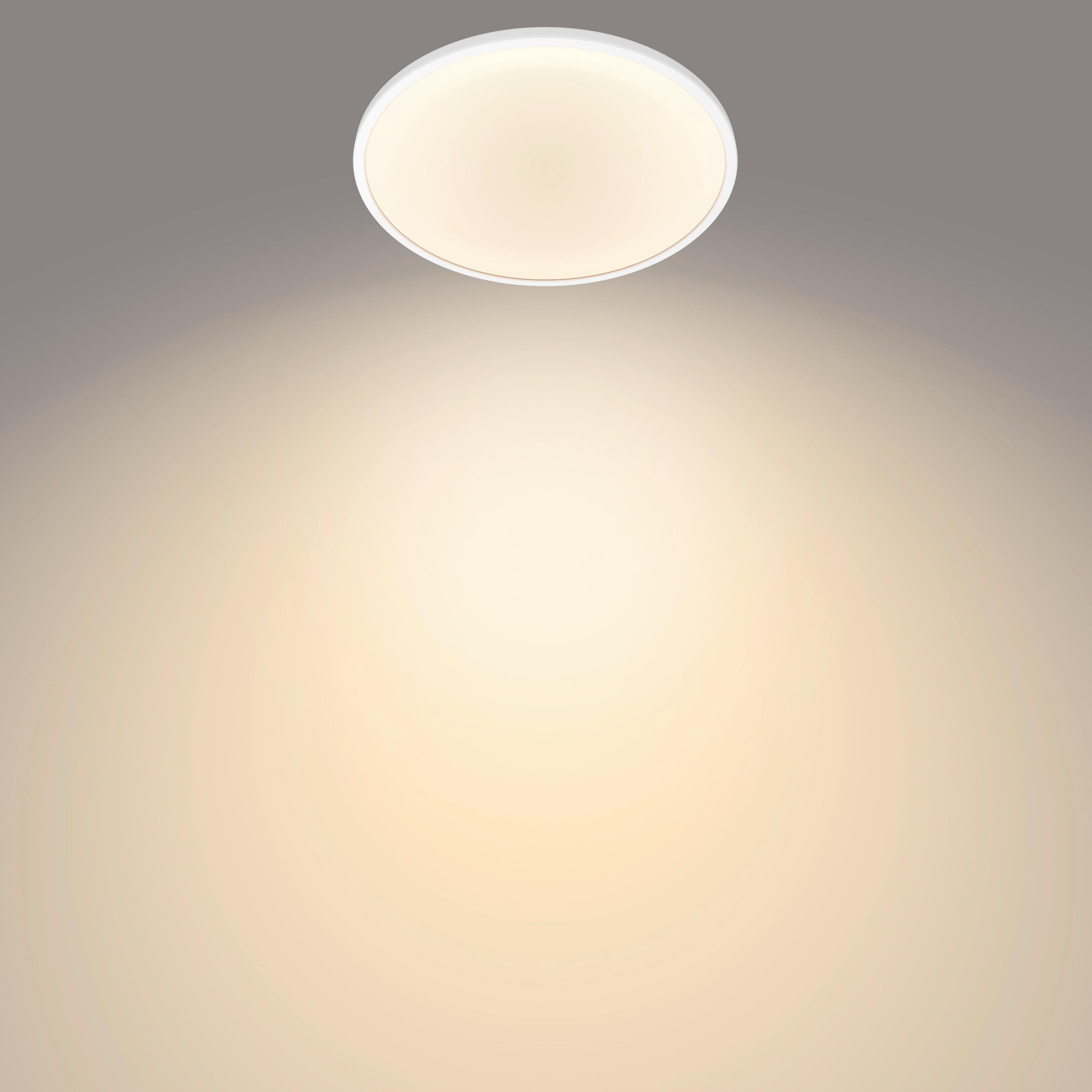 LAMPA SUFITOWA 68101200 SUPERSLIM PHILLIPS - biały, Konventionell, tworzywo sztuczne (25/2,3/25cm) - Philips
