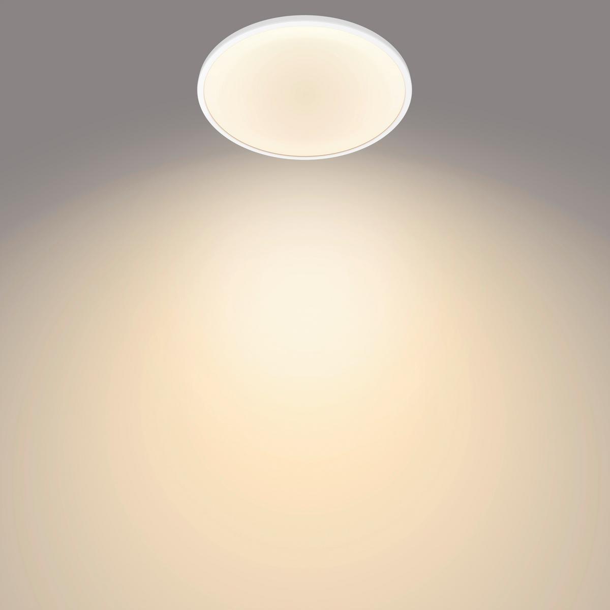 LAMPA SUFITOWA 68101200 SUPERSLIM PHILLIPS - biały, Konventionell, tworzywo sztuczne (25/2,3/25cm) - Philips