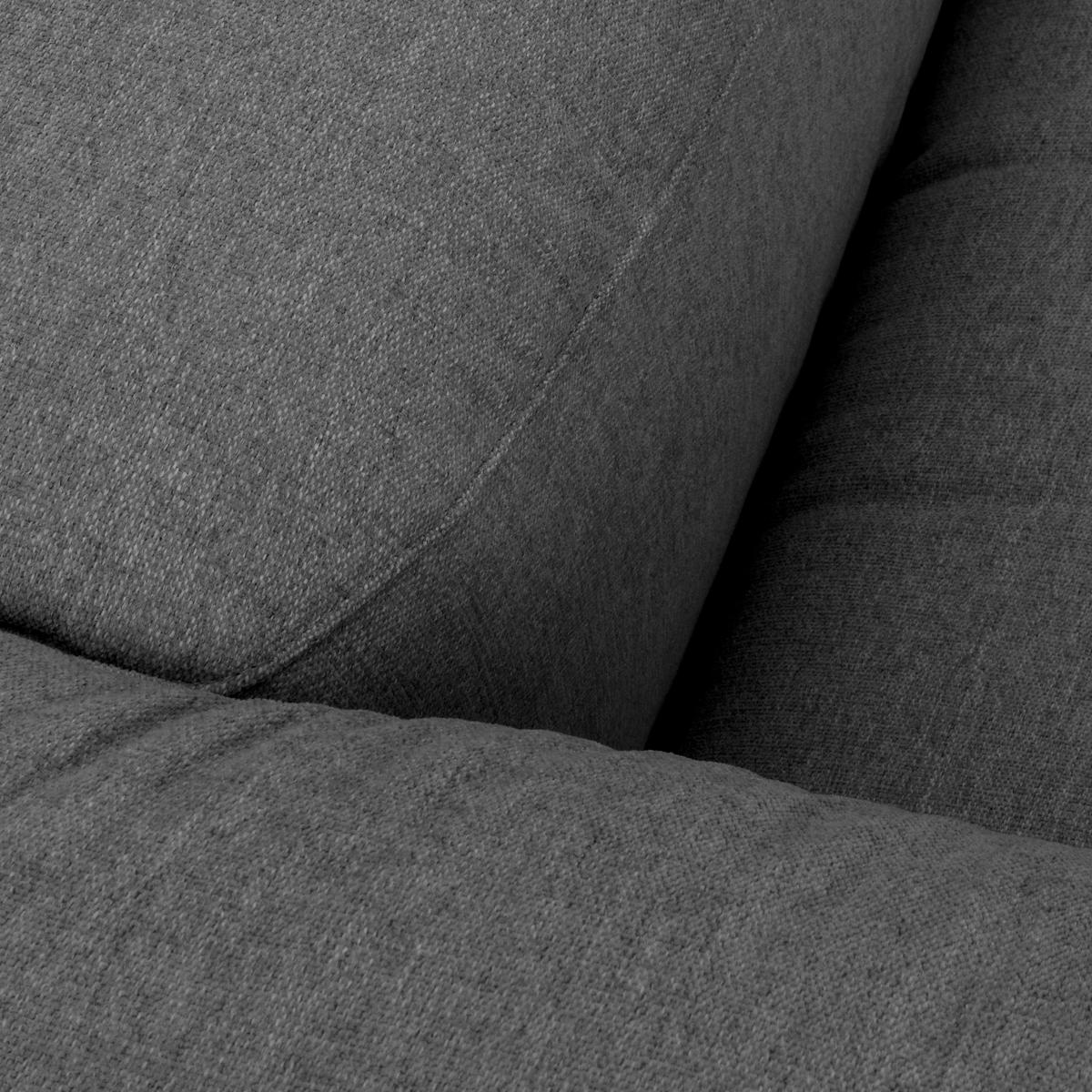 ECKSOFA LENA - Anthrazit, Design, Kunststoff/Textil (175/350cm) - Max Winzer