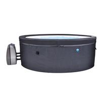 Whirlpool Netspa Vita Schwarz Ø ca. 156cm - Schwarz, Basics, Kunststoff/Metall (156/70cm)