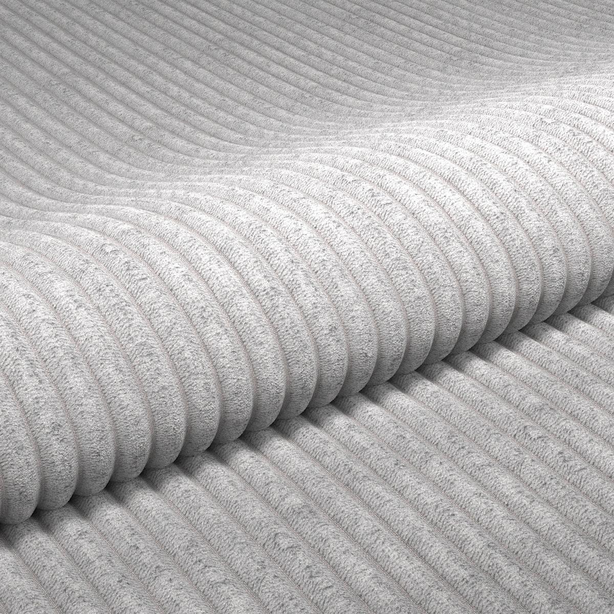 Kutna Garnitura Cloud - svijetlo siva, Trend, tekstil (290/178cm) - Modern Living