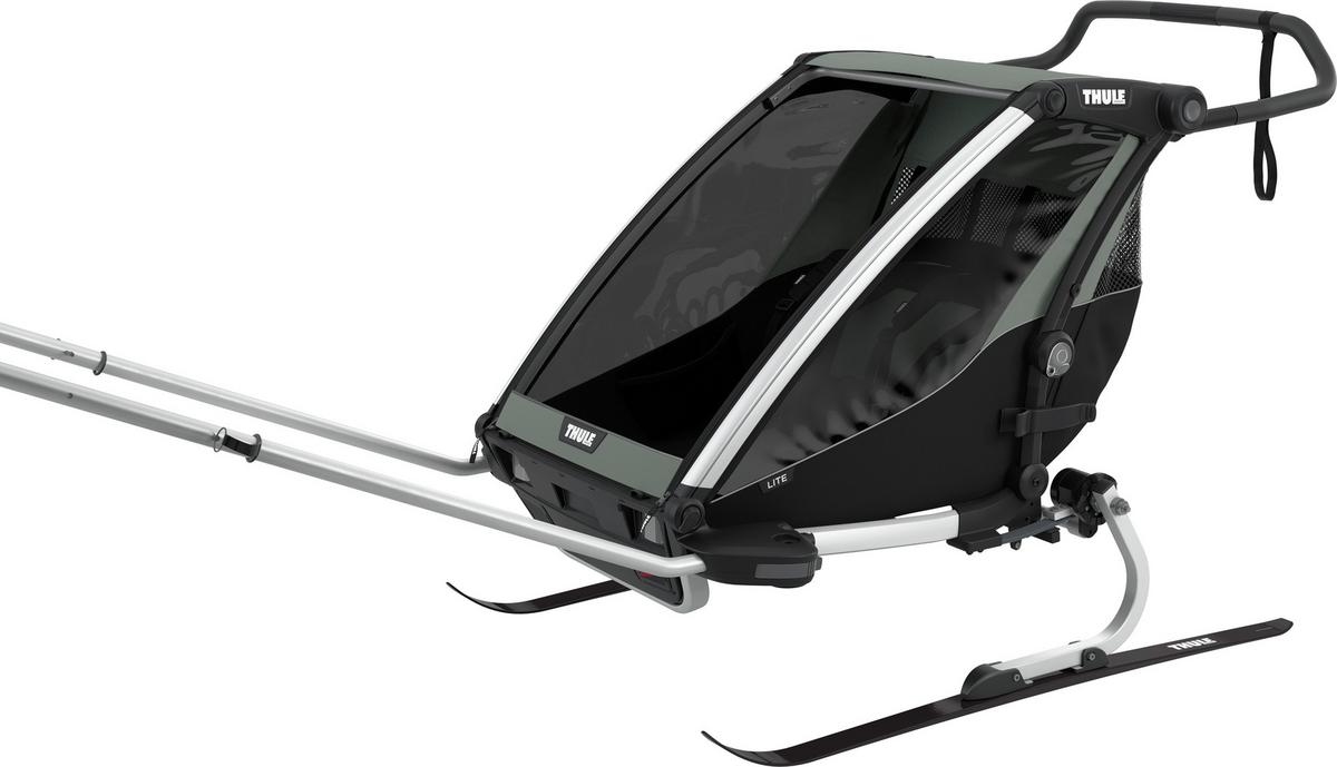 PRZYCZEPA ROWEROWA 10203022 CHARIOT LITE2 - zielony, Basics, metal (80/114,5/94cm) - Thule