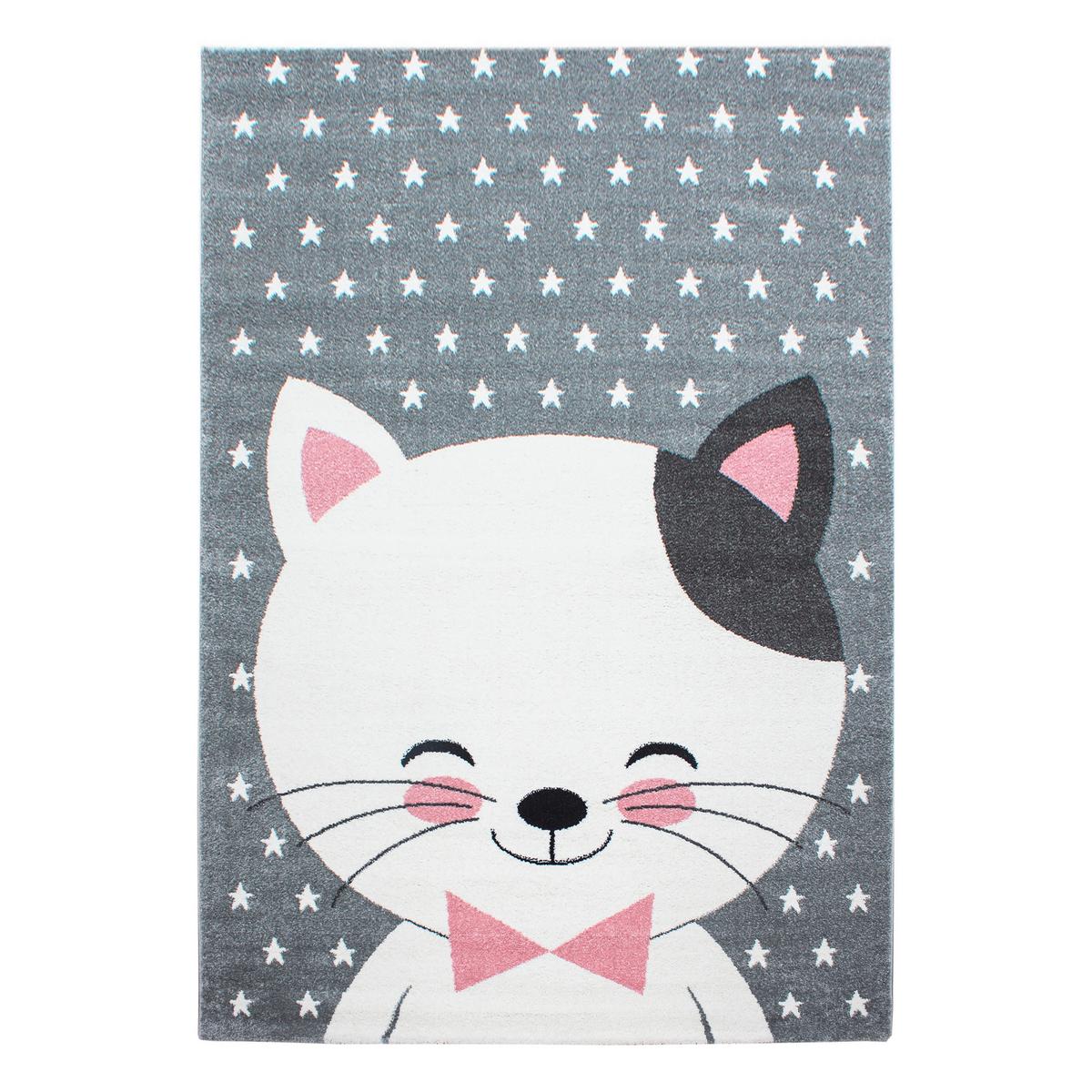 Kinderteppich Kids Pink ca. 140x200cm - Pink, Trend, Textil (140/200cm) - Ben'n'jen