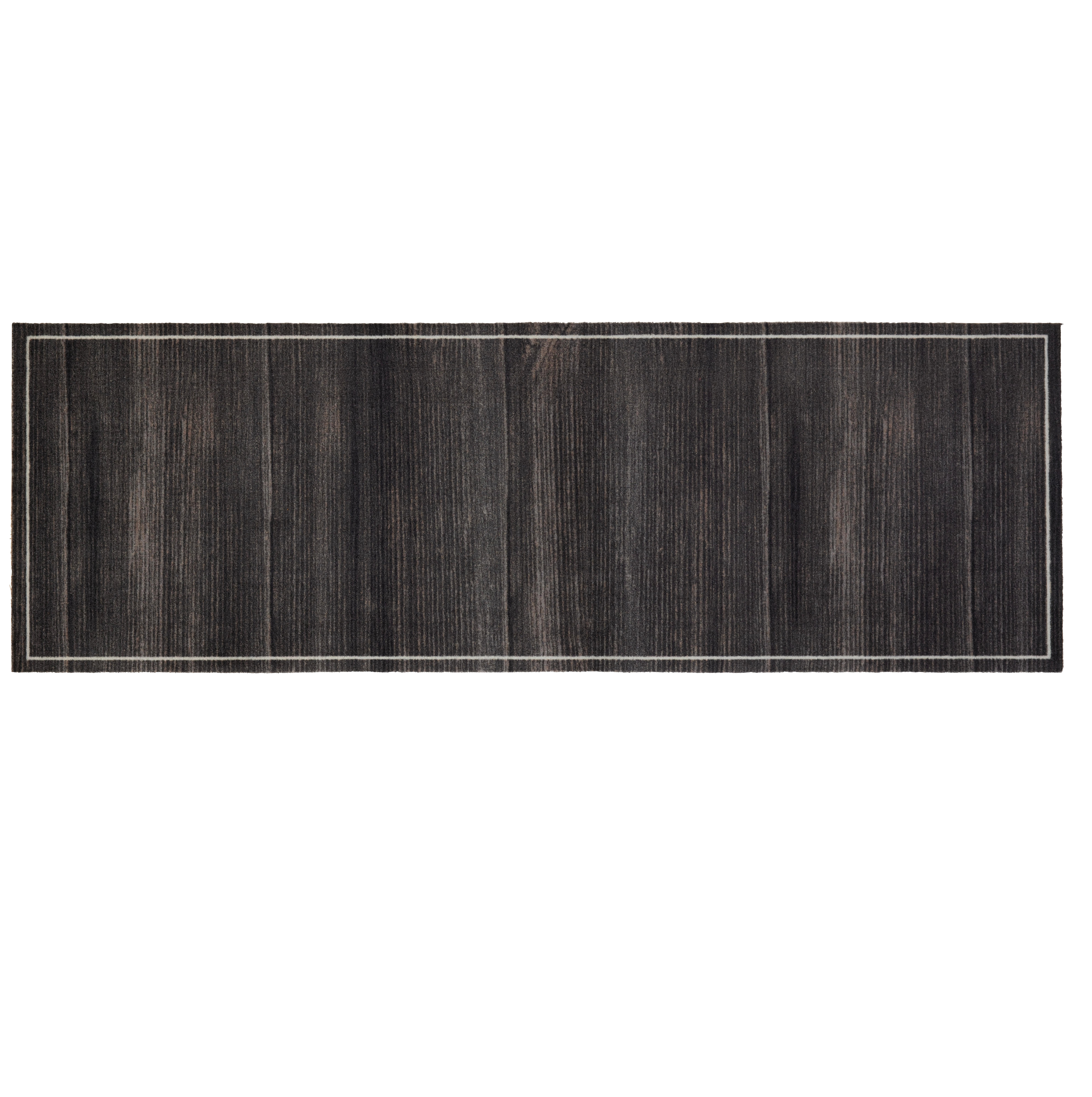 Fussmatte David in Grau/Anthrazit ca. 50x150cm - Anthrazit/Grau, Modern, Textil (50/150cm) - Modern Living