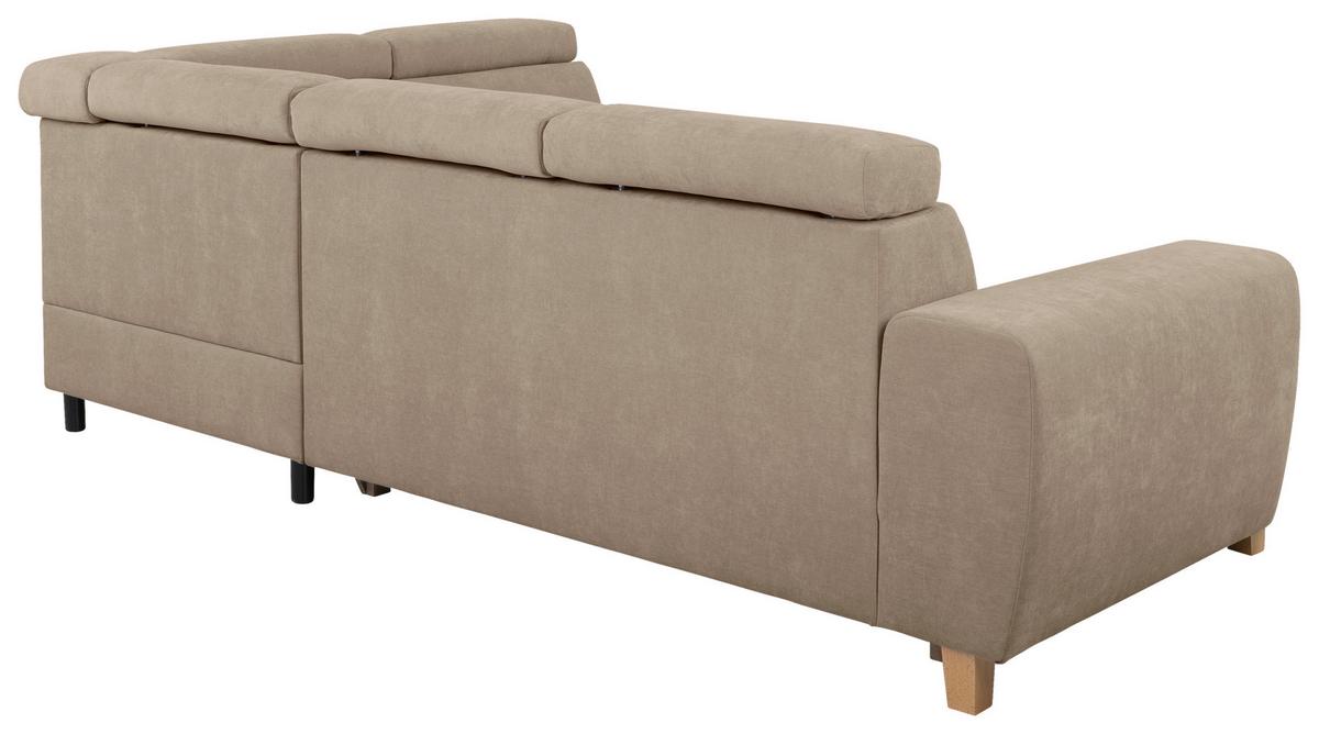 Kutna Garnitura Lugo - sivo-bež, Moderno, drvo/metal (266/98/205cm) - Modern Living