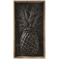 Bild Pineapple ca.59,6x109,5x6cm - Silberfarben/Braun, MODERN, Holz/Metall (59,6/109,5/6cm) - Mömax modern living Bild Pineapple ca.59,6x109,5x6cm - Silberfarben/Braun, MODERN, Holz/Metall (59,6/109,5/6cm) - Mömax modern living