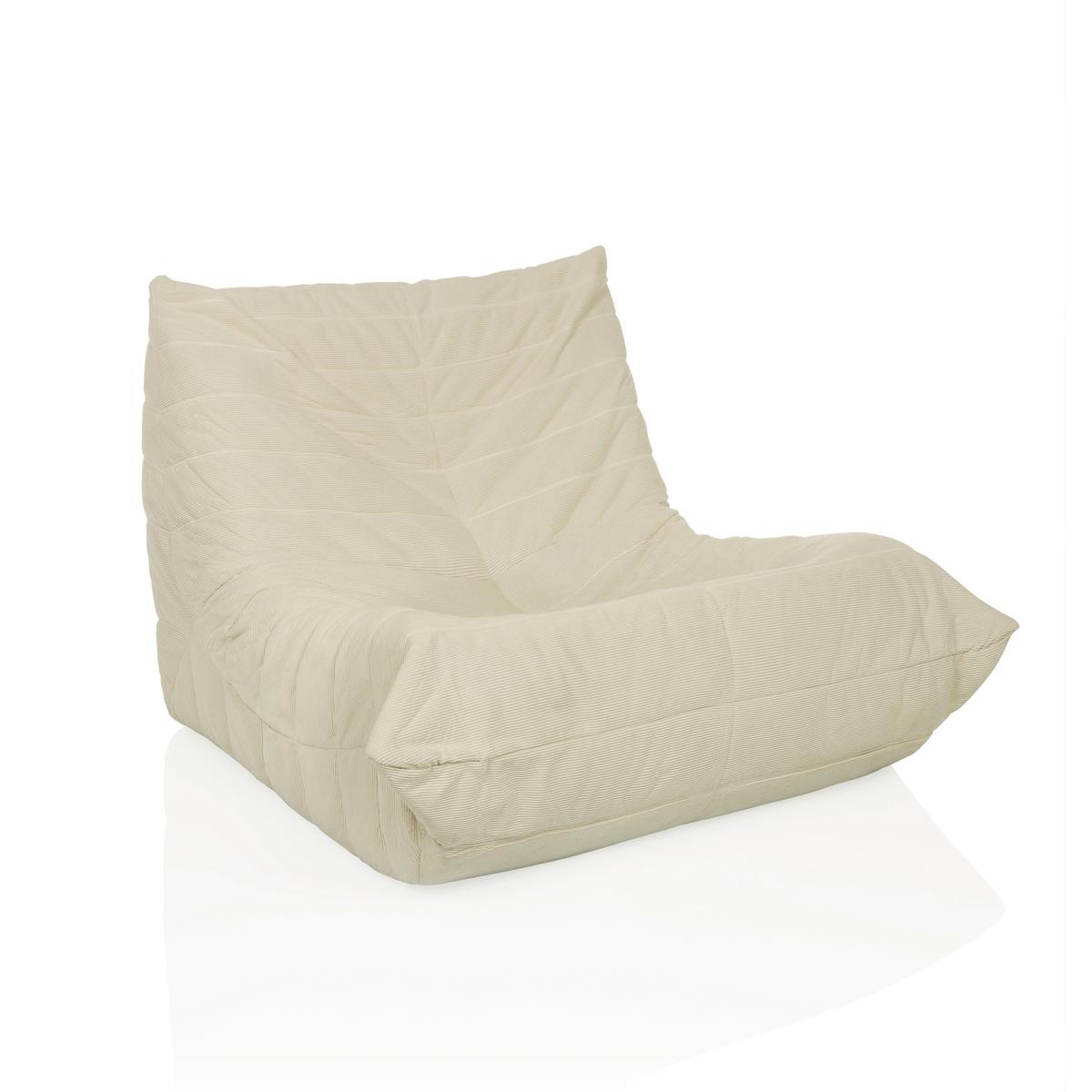 Naslanjač Sitzolo, Bež - bež, Moderno, tekstil (90/72/100cm) - MID.YOU