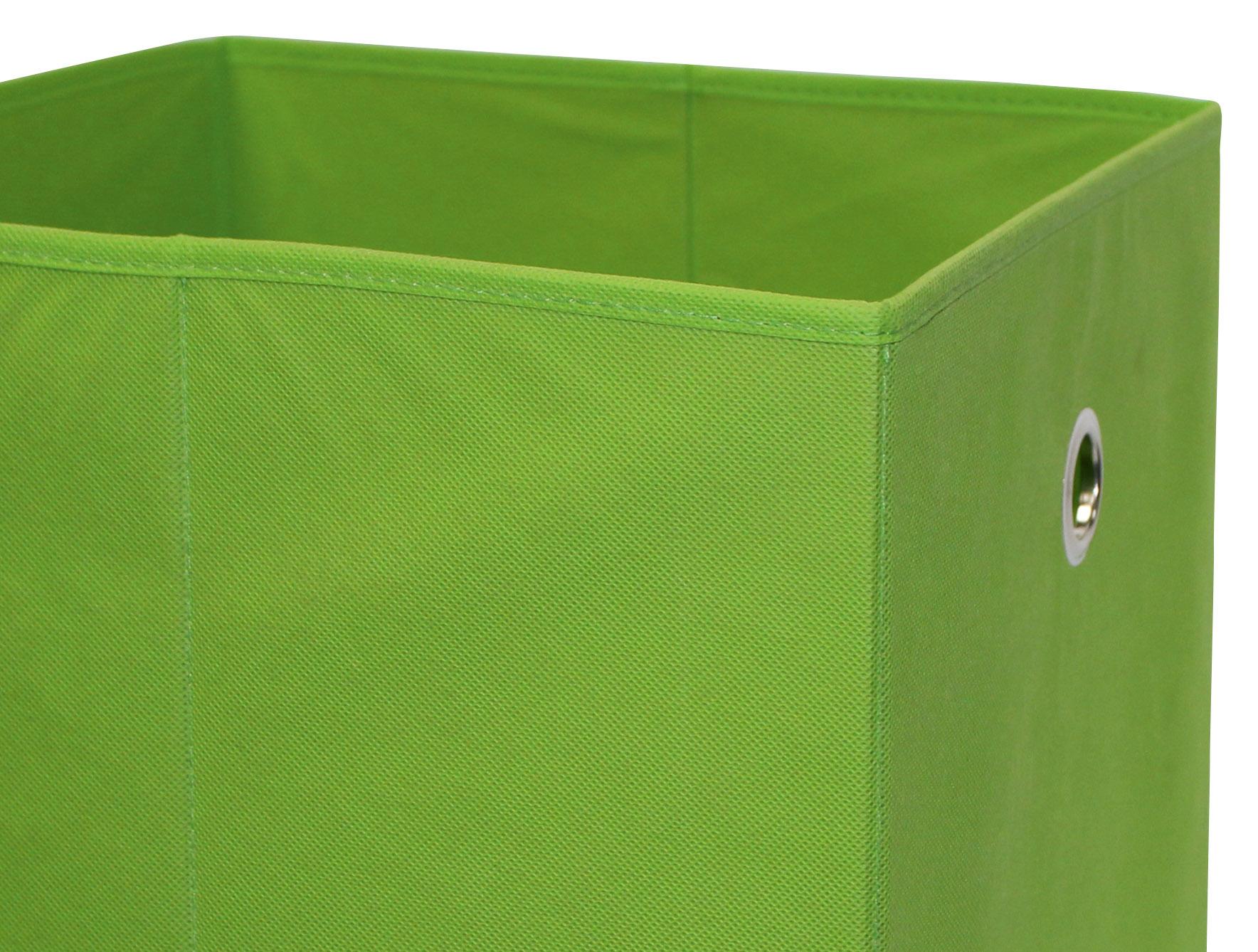 Sklopiva Kutija Cubi - zelena, Moderno, tekstil/pločasti materijal (32/32/32cm) - Modern Living