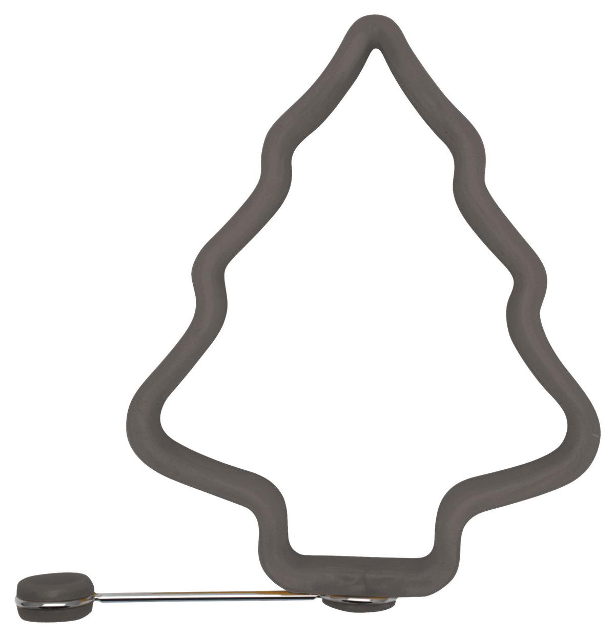 Spiegeleierform Christmas Fable Grau - Grau, KONVENTIONELL (12,5/10/1,8cm) - Modern Living
