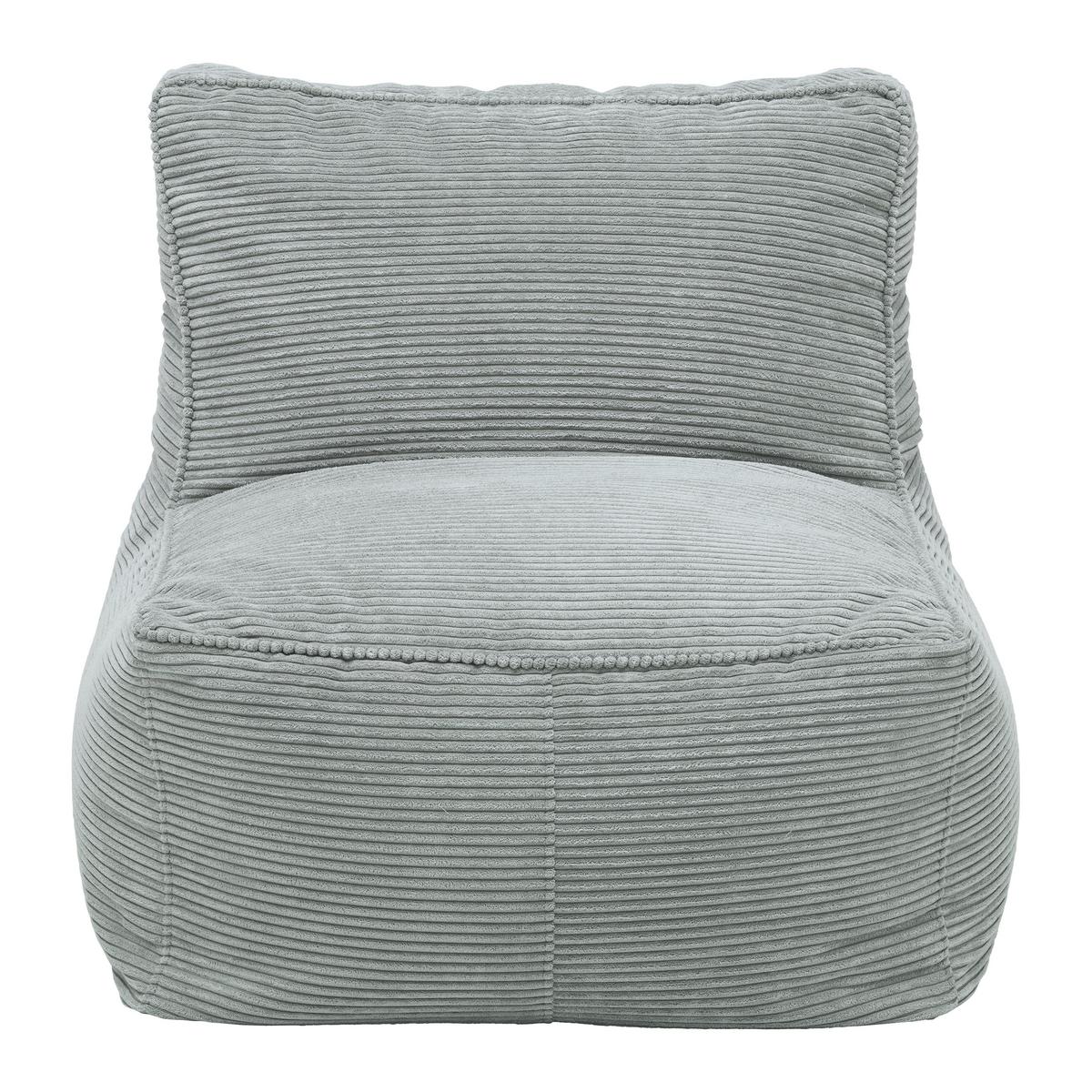 Sitzsack Caroline Grau - Grau, MODERN, Textil (75/84/88cm) - Mömax