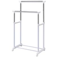 Stalak Za Odjeću Naomi 5 - bijela/boje kroma, Moderno, metal/plastika (84/94-168/44cm) - Modern Living