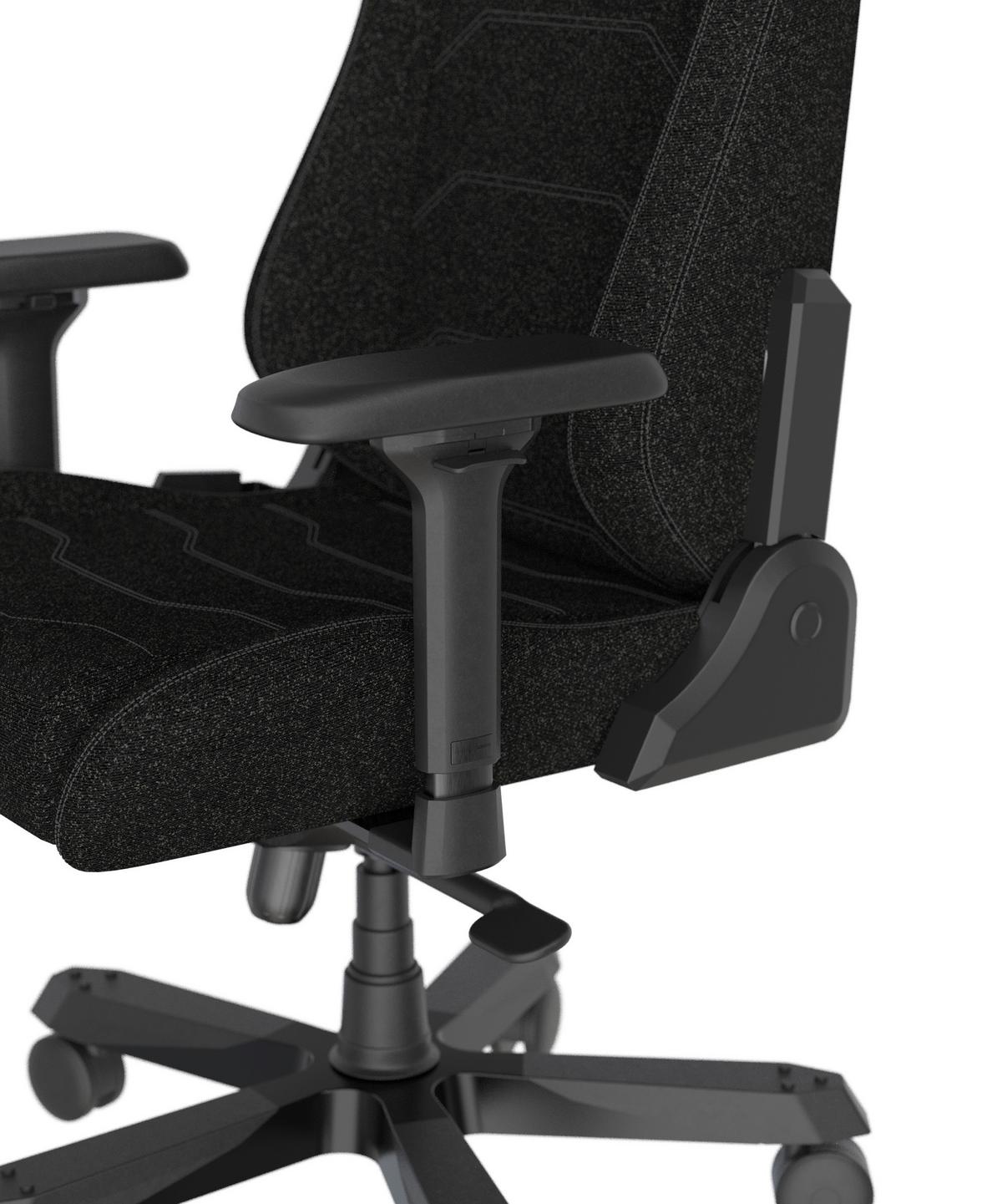 Gamingstuhl Master Schwarz - Schwarz, KONVENTIONELL, Textil/Metall (70/133/70cm) - Dxracer